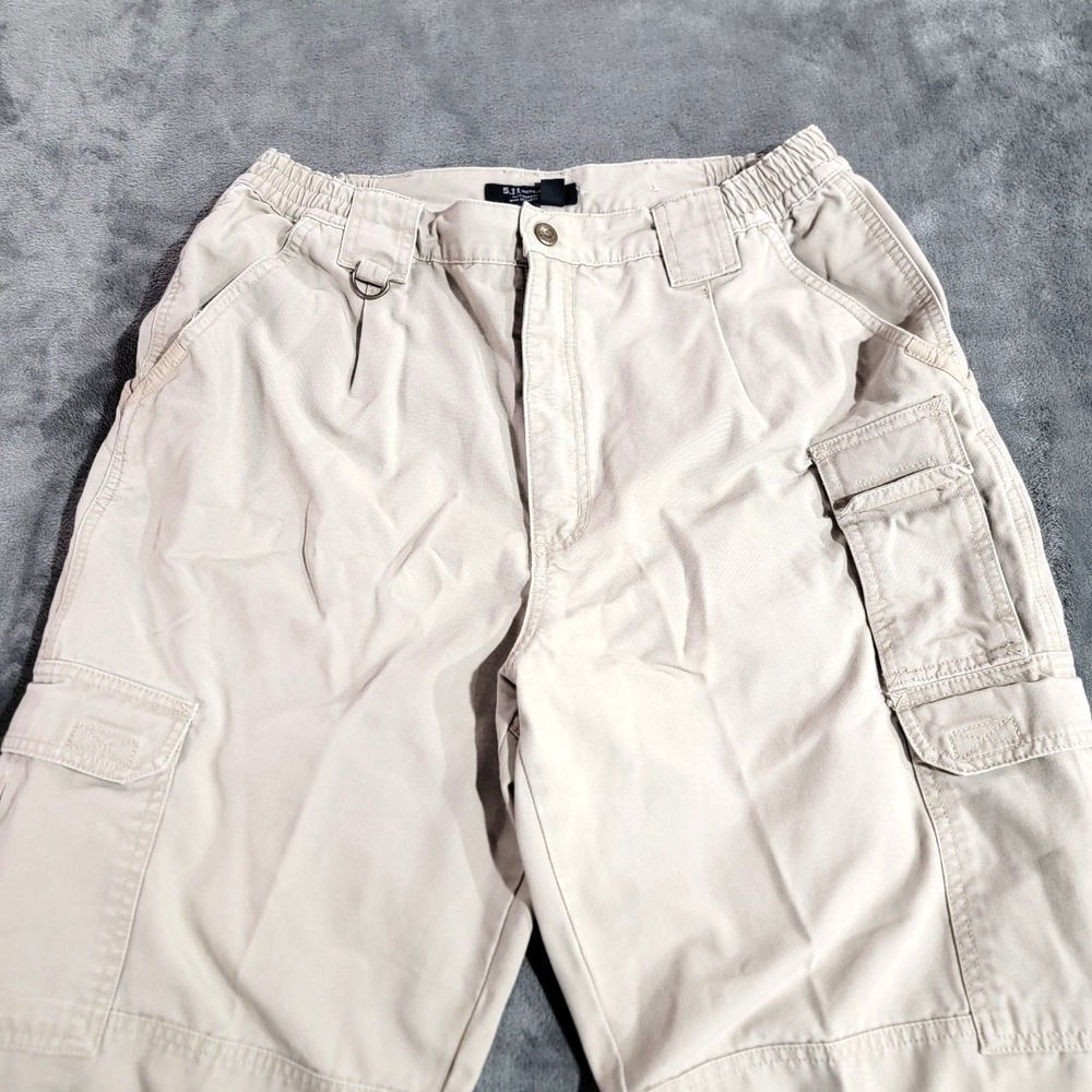 5.11 Tactical Pants Men 34x36 (Fits 32x34) Beige The Original Canvas Cargo 74251